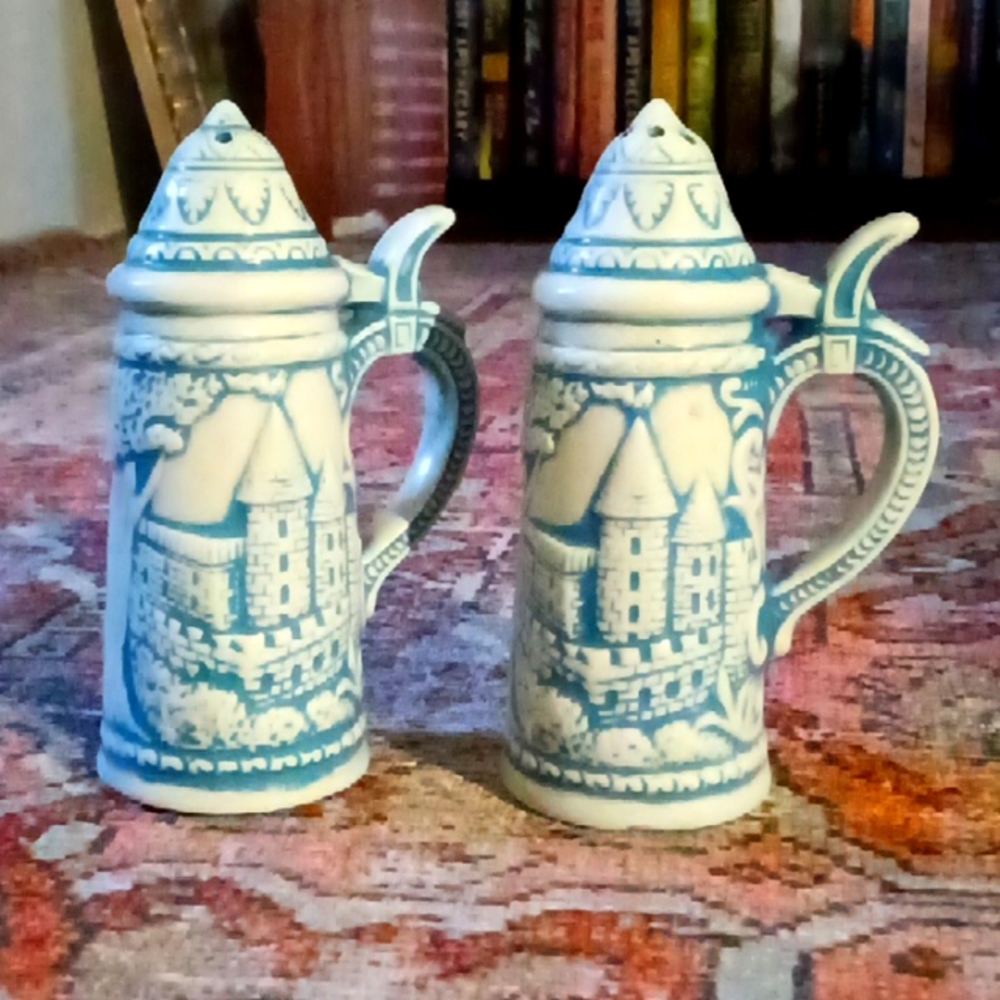 Beer Stein salt and pepper shakers